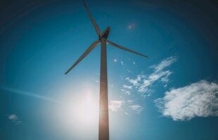 风力风能发电站风车清洁能源