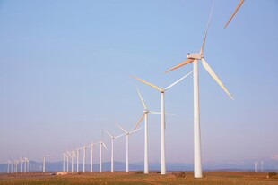 风力风能发电站风车清洁能源