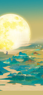 中秋节日海报展板