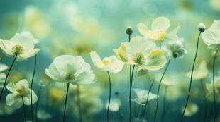 清爽鲜花花瓣花朵露珠背景图