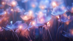 清爽鲜花花瓣花朵露珠背景图