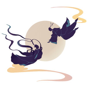 七夕情人节古风素材