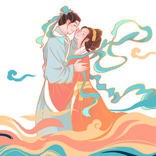 七夕情人节古风素材