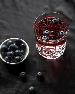蓝莓气泡水