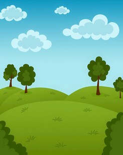 春光明媚户外风景鲜花草地