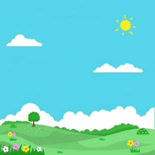 春光明媚户外风景鲜花草地