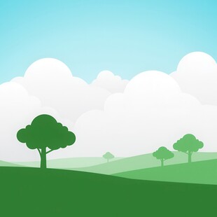 春光明媚户外风景鲜花草地