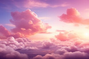 海面彩云彩霞风景