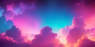 海面彩云彩霞风景