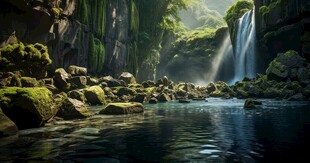 世外桃源海景隐秘海岛场景图