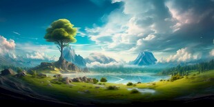 世外桃源海景隐秘海岛场景图