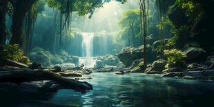 世外桃源海景隐秘海岛场景图