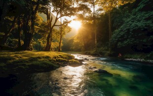 世外桃源海景隐秘海岛场景图