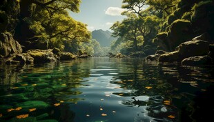 世外桃源海景隐秘海岛场景图