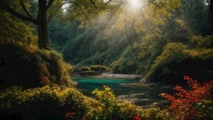 世外桃源海景隐秘海岛场景图