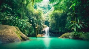 世外桃源海景隐秘海岛场景图