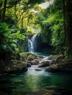 世外桃源海景隐秘海岛场景图