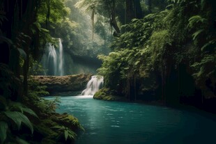 世外桃源海景隐秘海岛场景图