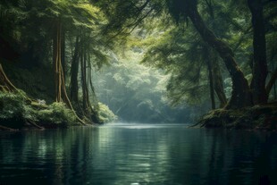 世外桃源海景隐秘海岛场景图