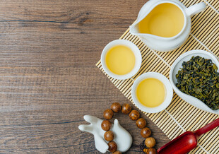 茶文化铁观音绿茶泡茶场景