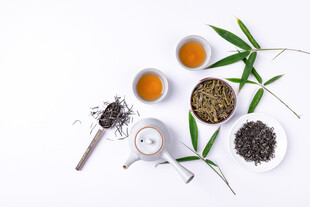 茶叶展示白瓷茶具