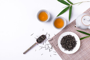 茶叶展示白瓷茶具