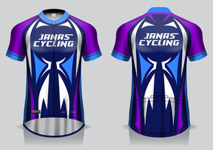 运动服效果图 骑行服赛车服矢量