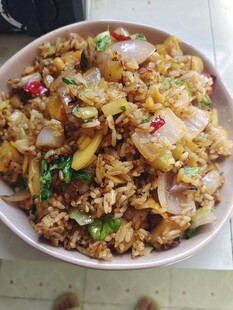 洋葱炒饭