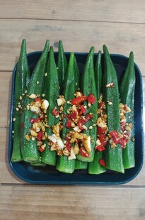 凉拌秋葵