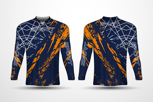 单车衣服骑行服运动服矢量效果图