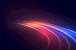 矢量科技感光线背景