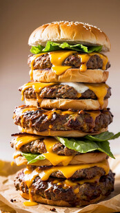 超级巨无霸汉堡包