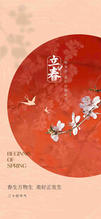 立春节气宣传海报展板