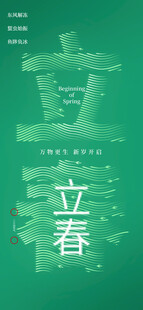 立春节气宣传海报展板