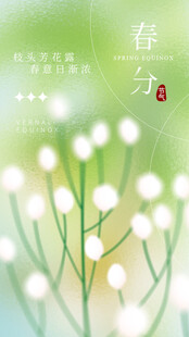 春分节气宣传海报展板