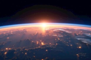 天空平流层大气层云层彩霞