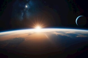 天空平流层大气层云层彩霞