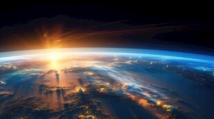 天空平流层大气层云层彩霞