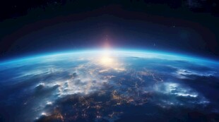 天空平流层大气层云层彩霞