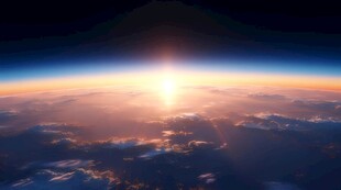 天空平流层大气层云层彩霞