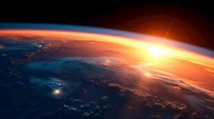 天空平流层大气层云层彩霞