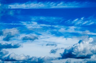 天空平流层大气层云层彩霞