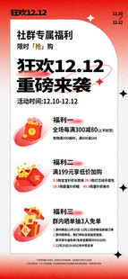 双12海报 