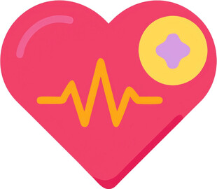 心脏救助医疗UI图标png免抠