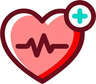 心脏救助医疗UI图标png免抠