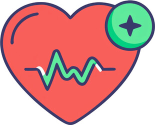 心脏救助医疗UI图标png免抠