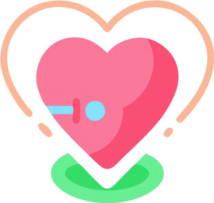 心脏救助医疗UI图标png免抠