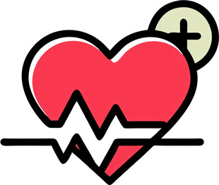 心脏救助医疗UI图标png免抠