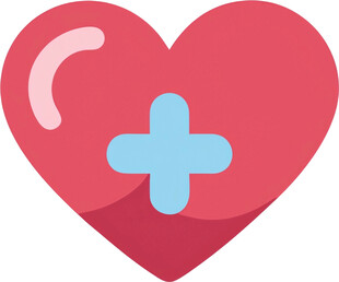 心脏救助医疗UI图标png免抠