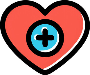 心脏救助医疗UI图标png免抠
